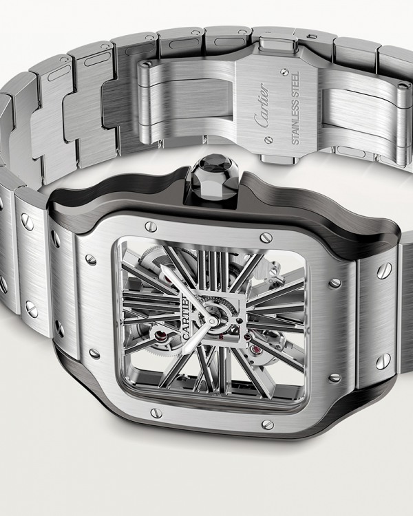 Cartie_r Santos Skeleton Battery Silver-Black