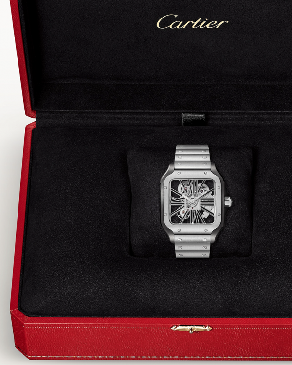 Cartie_r Santos Skeleton Battery Silver-Black