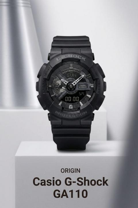 Ca.sio G-Shock Ga110 Silver
