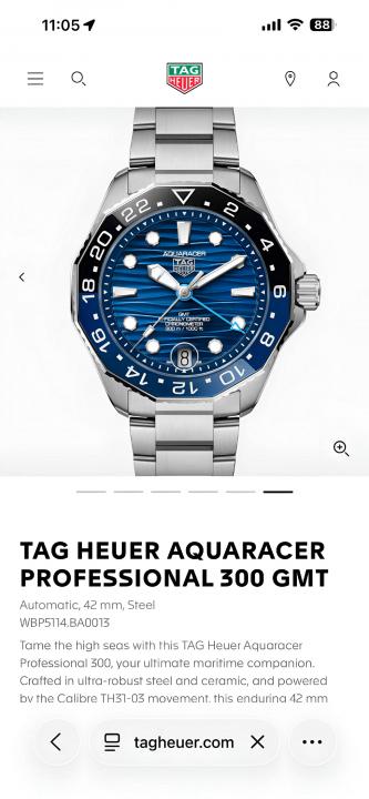 Tag Heue_r aquaracer professional 300m date automatic japan