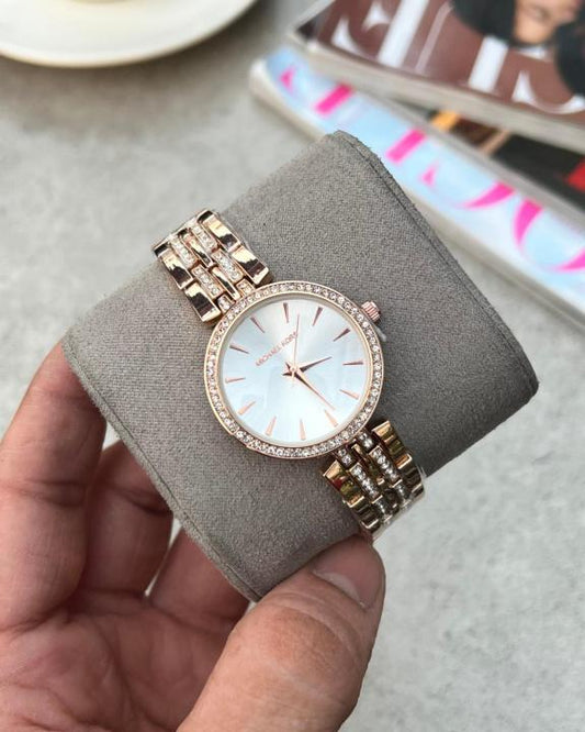Mi.chael Kor_s Darci Rose Gold White
