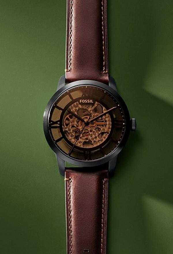Fossi_l Townsman Brown-Black Automatic