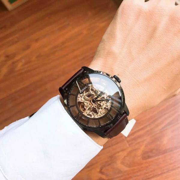 Fossi_l Townsman Brown-Black Automatic