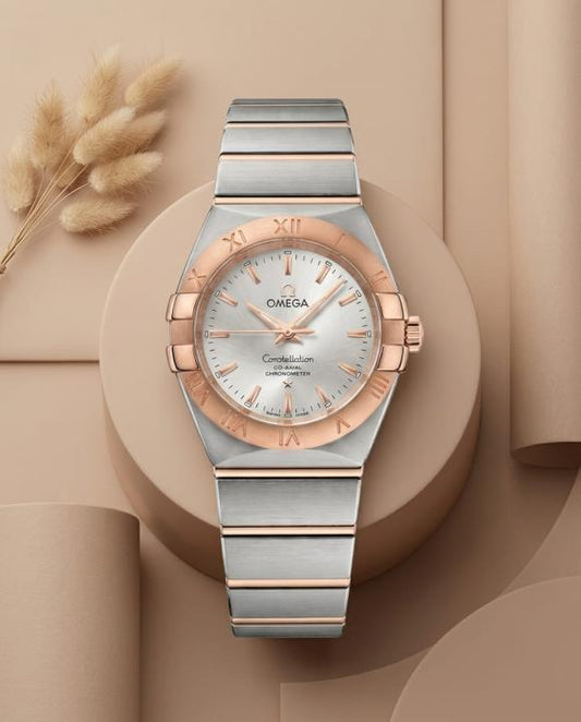 Omeg_a Constellation Sedna 2Ton-Copper-Grey Womens