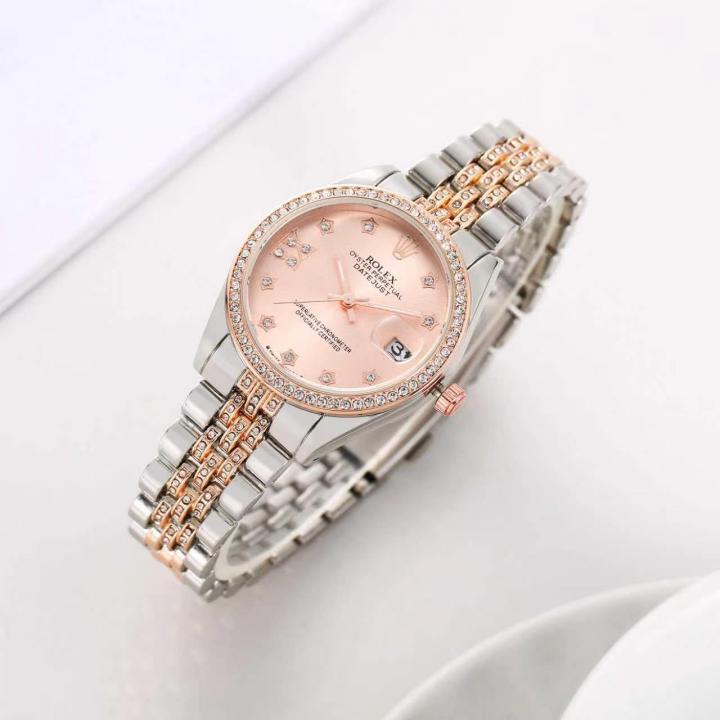 Rolee_x Oyester Perpetual Date Just 2Ton-Copper-Pink