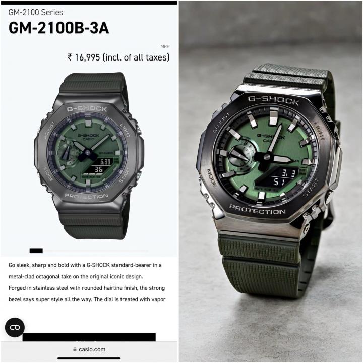 Ca.sio g shock gm2100