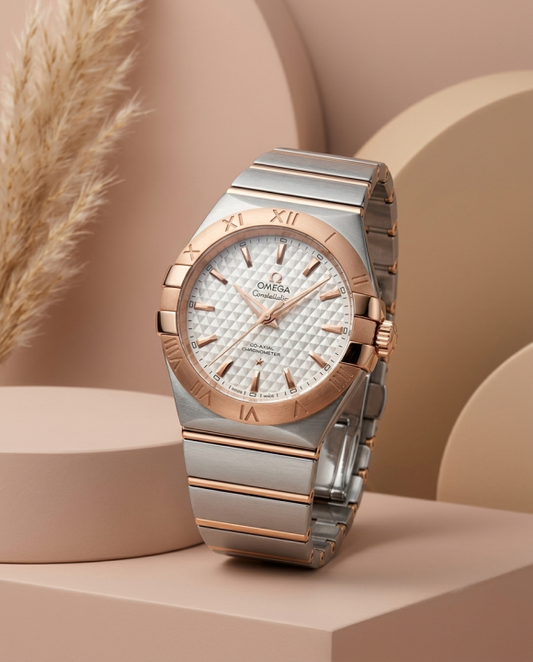Omeg_a Constellation Sedna 2Ton-Copper-Grey Womens