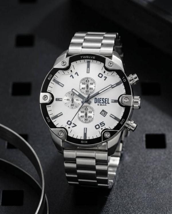 Diesee_l Spiked silver white