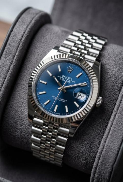 Role_x Oyster Perpetual Date Just Silver-Blue