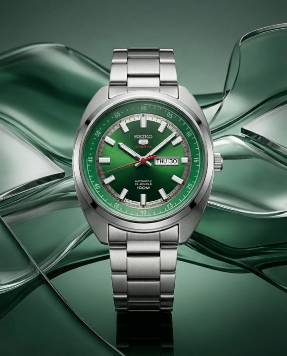 Sei.ko 5 Sports Turtle Green