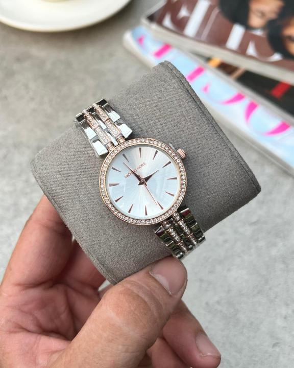 Michaee_l Kors Darci Tuton Rose Gold White