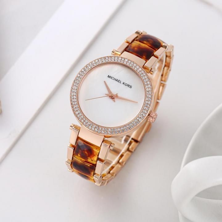 Mic.hael Korr_s Parker Pave White Dial