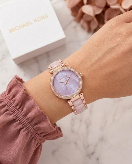 Mic.hael korr_s Parker Pave Pink