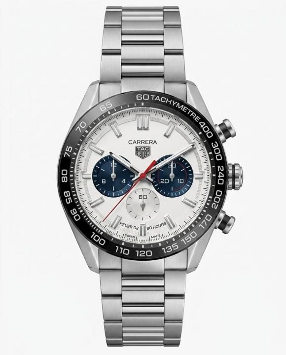 Tag_g heuuerCarrera Sport Chronograph 44mm silver white