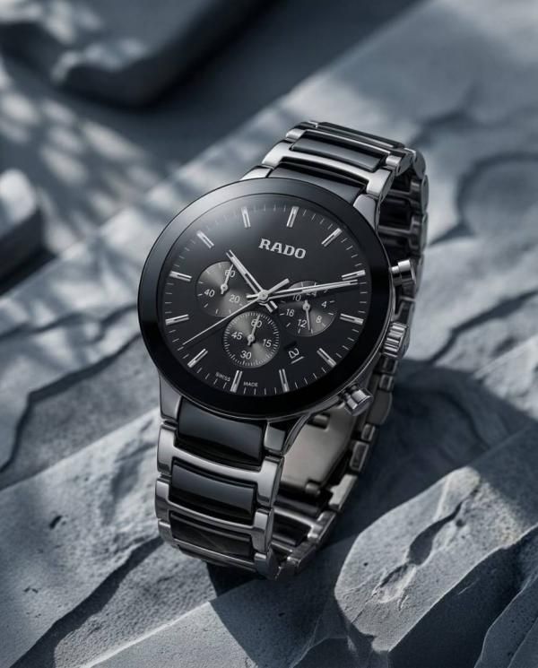 Radd_o centrix chronograph 2 ton Black silver