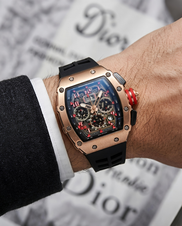 Rich.ard Mille RM 011 Rose Gold Chronograph