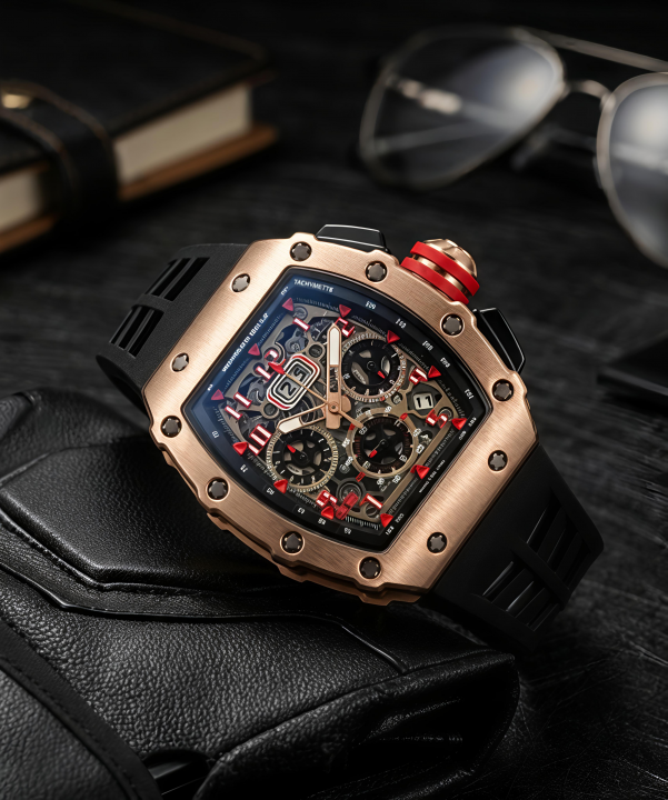Rich.ard Mille RM 011 Rose Gold Chronograph