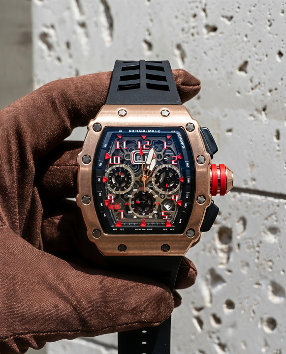 Rich.ard Mille RM 011 Rose Gold Chronograph