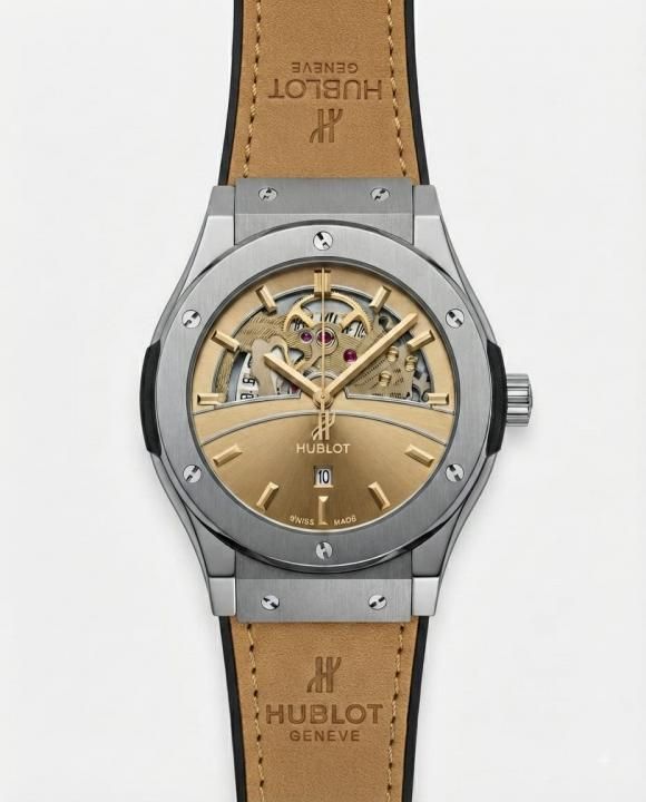 Hub.lot Big Bang Tourbillon Brown Leather