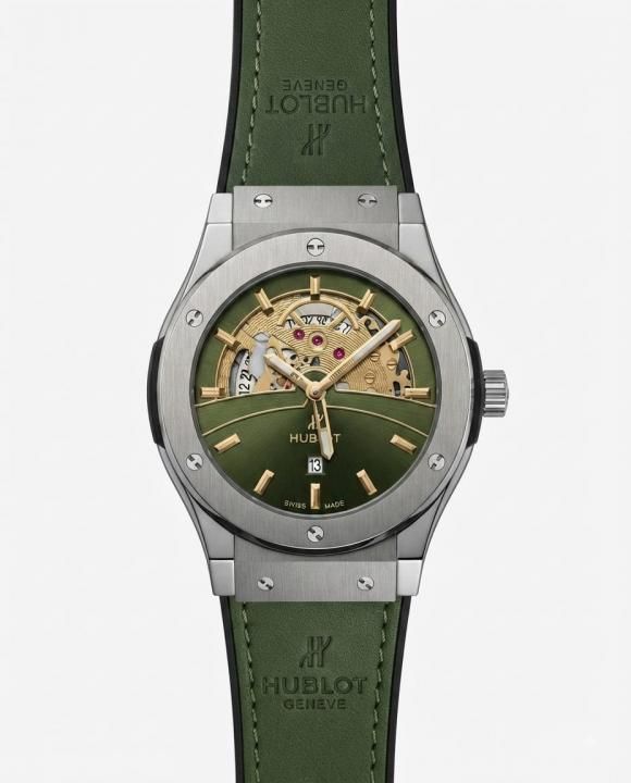 Hub.lot Big Bang Tourbillon Green Leather