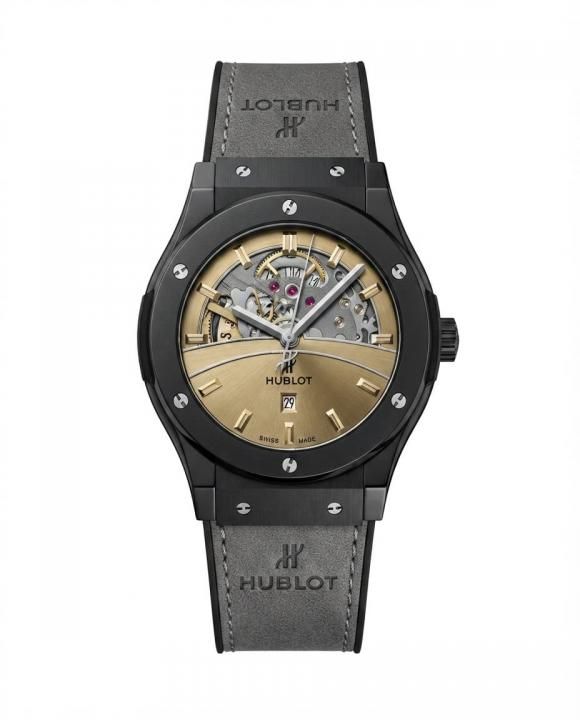 Hub.lot Big Bang Tourbillon Gray Leather