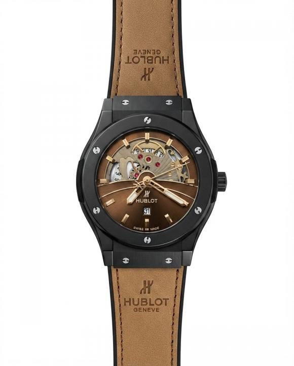 Hub.lot Big Bang Tourbillon Dark Brown Leather