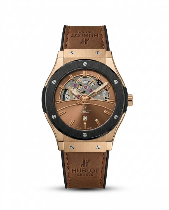Hub.lot Big Bang Tourbillon Dark Brown Leather