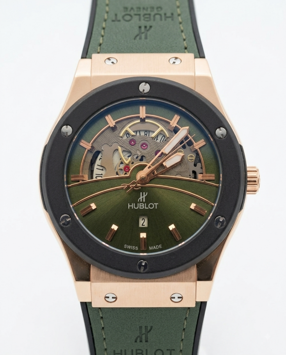 Hub.lot Big Bang Tourbillon Green Leather