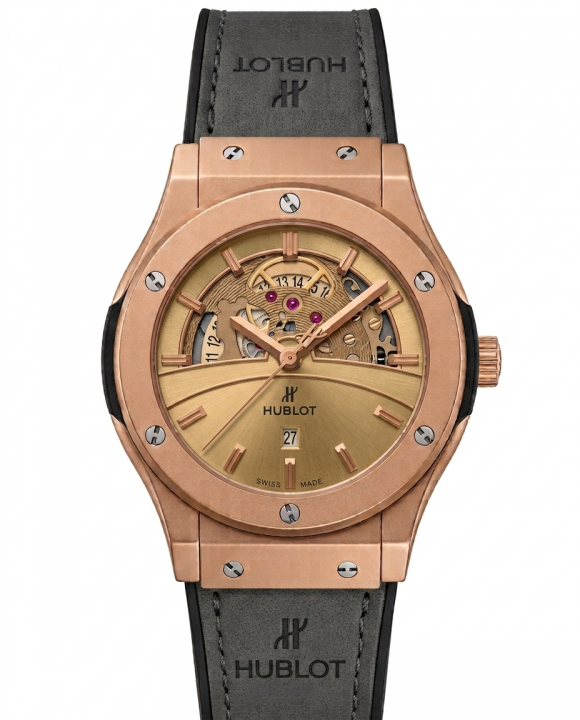 Hub.lot Big Bang Tourbillon Gray Leather