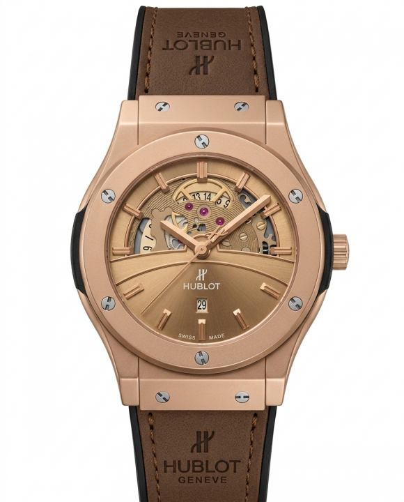 Hub.lot Big Bang Tourbillon Dark Brown Leather