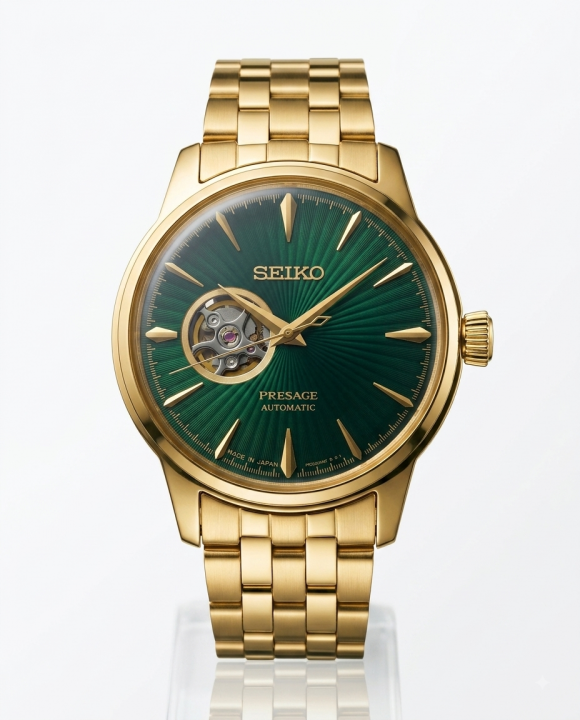 Sei.ko Presage Gold Green Dail