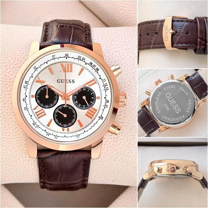 Gu.ess Hendrix Brown Leather