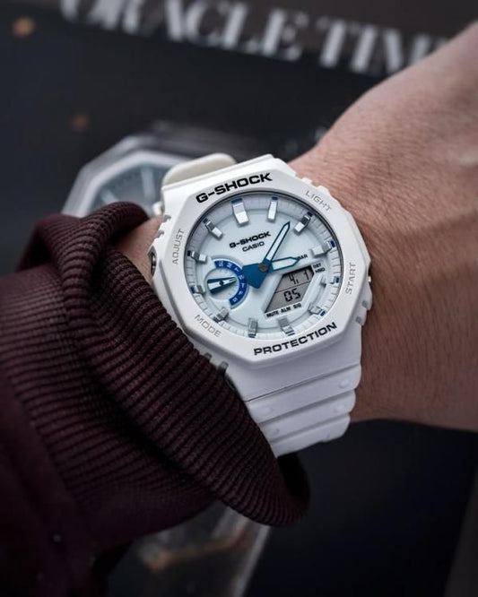 Ca.sio G- Shock GA-2100HDS-7A white