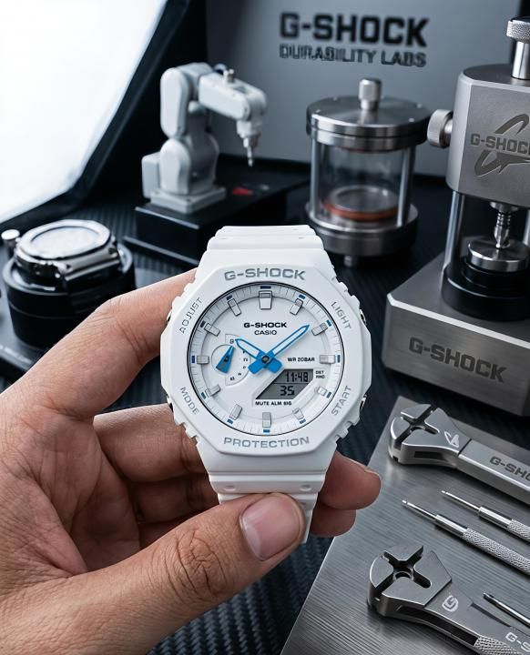 Ca.sio G- Shock GA-2100HDS-7A white