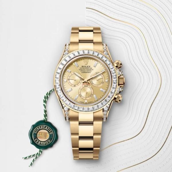Rolee_x Oyster Perpetual Daytona Chosmograph Gold Gold