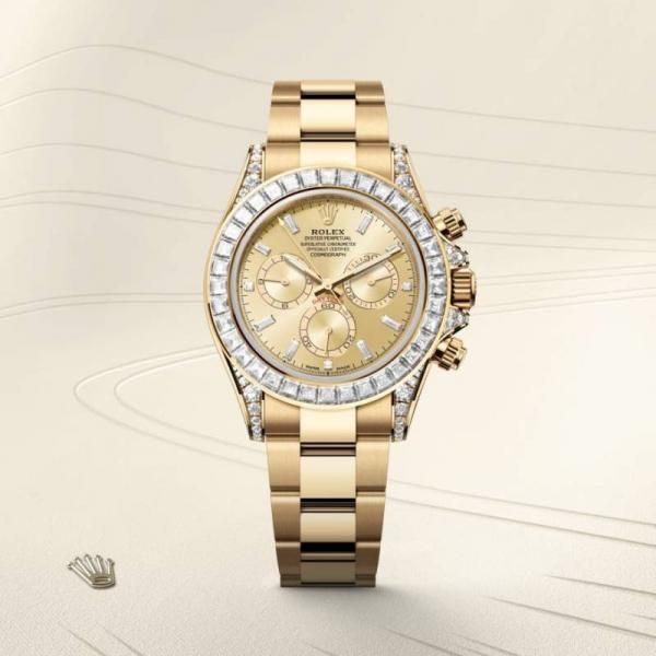 Rolee_x Oyster Perpetual Daytona Chosmograph Gold Gold