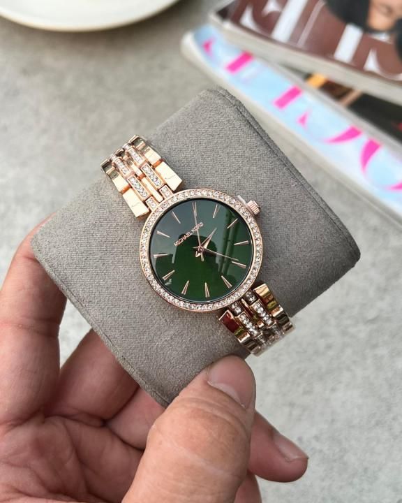 Mic.hael_l kors Darci Rose Gold Green