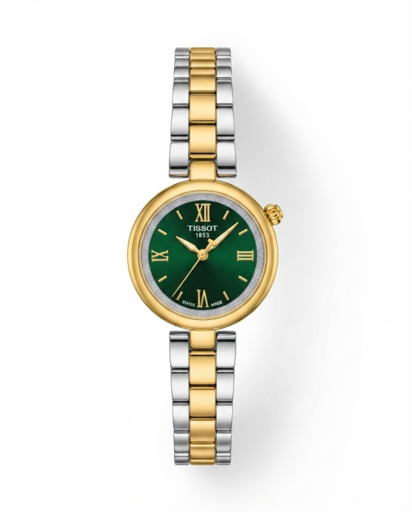 Tissoo_t Desir Two Tone Gold Green Dail
