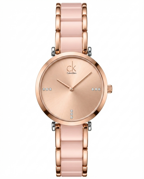 Cal.vin Kleii_n minimalist Rose Gold Two Tone
