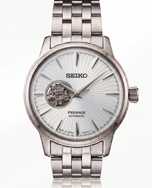 Sei.ko Presage silver white Dial