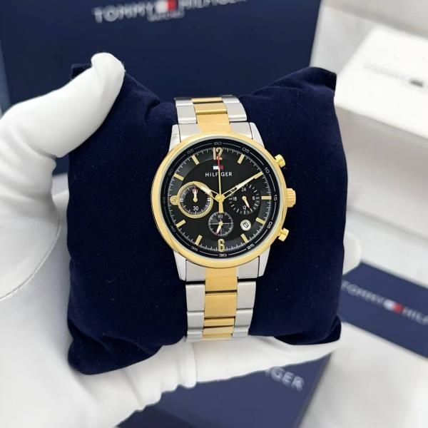 Tom.my Evan 2 ton gold black