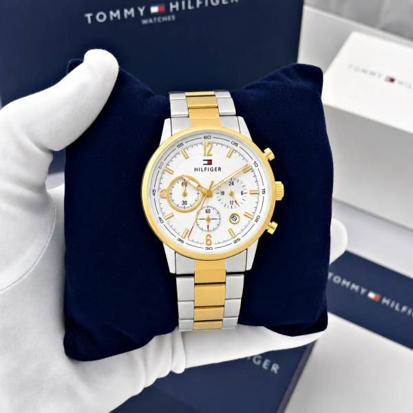 Tom.my Evan 2 ton gold white