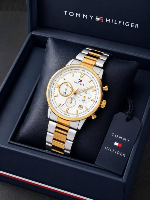 Tom.my Evan 2 ton gold white