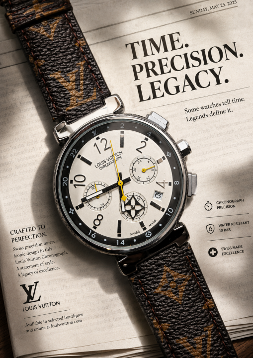 Louii_s Vuitton Tambour Chronograph
