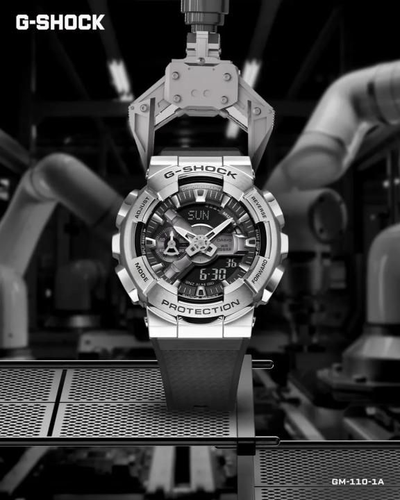 Ca.sio g shock gm110 silver