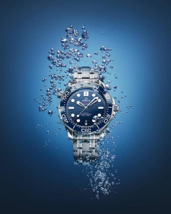 Omeg_ga Seamaster Diver 300M Automatic Silver Blue