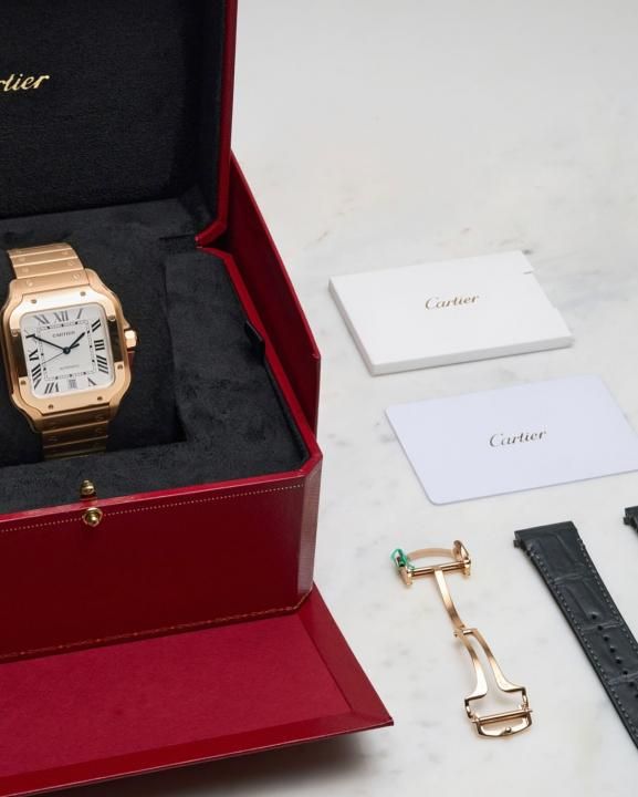 Cartie_er Santos automatic copper white