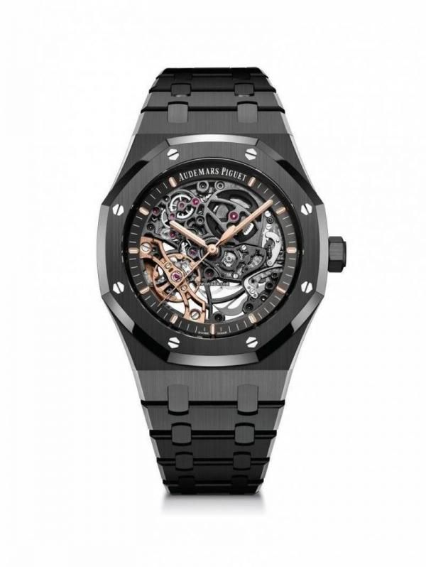 Aude.mars piguee_tRoyal Oak Skeleton Automatic Blacke