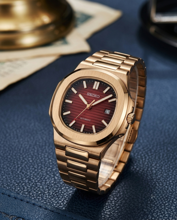 Sei.ko Nautilus Mod copper red