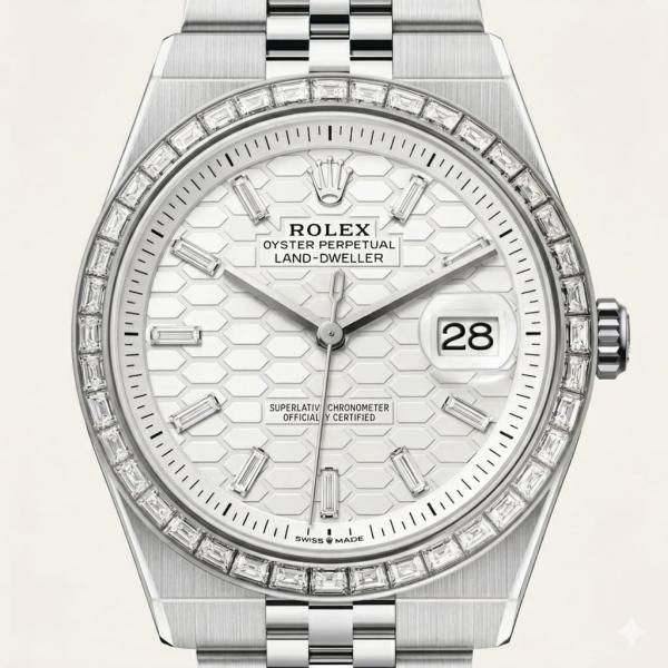 Rolee_xOyster Perpetual Land Dweller Diamond Bazel